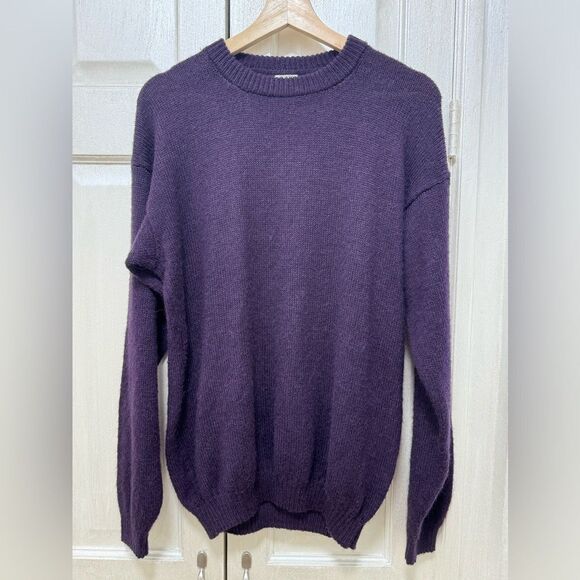 Alpaca Warehouse Other - Alpaka Warehouse Alpaka Yarn Men’s Medium Burgundy Crew Neck Knit Sweater